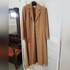 Vintage wool and cashmere ankle length  winter coat. Lightly worn.